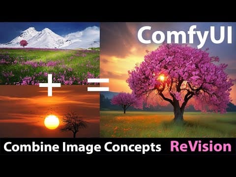 ComfyUI - ReVision! Combine Multiple Images into something new with ReVision!