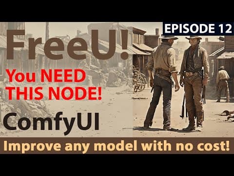 ComfyUI - FreeU: You NEED This! Upgrade any model, no additional time, training, or cost!