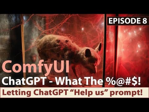 ComfyUI : ChatGPT helping us prompt, but not in an expected way!