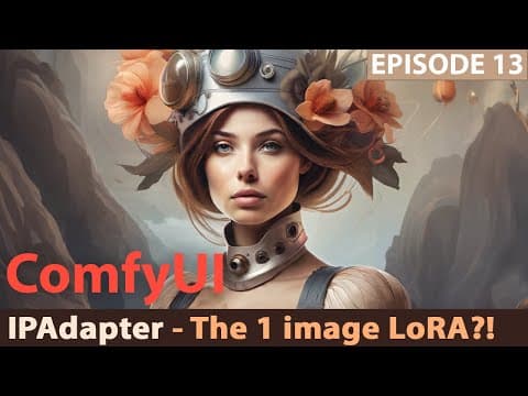 ComfyUI - 1 Image LoRA?! Check out this IP Adapter Tutorial for Stable Diffusion